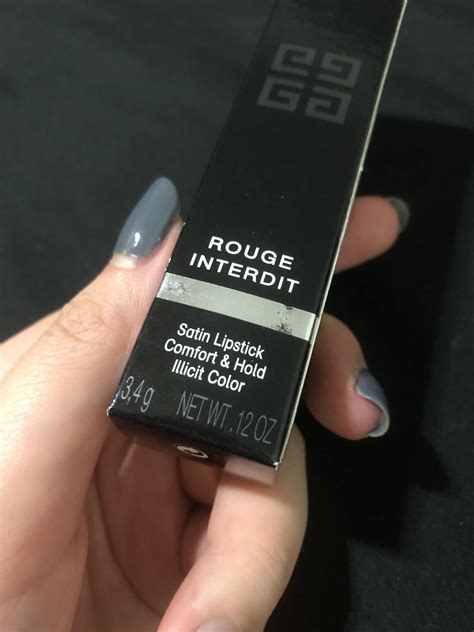 givenchy rouge interdit boyish